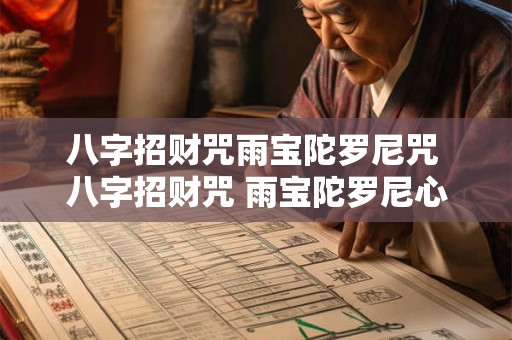 八字招财咒雨宝陀罗尼咒 八字招财咒 雨宝陀罗尼心咒