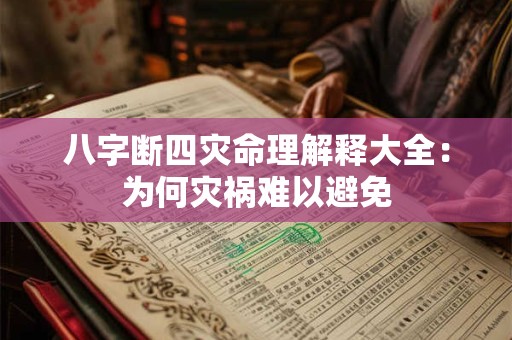 八字断四灾命理解释大全：为何灾祸难以避免