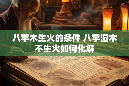 八字木生火的条件 八字湿木不生火如何化解
