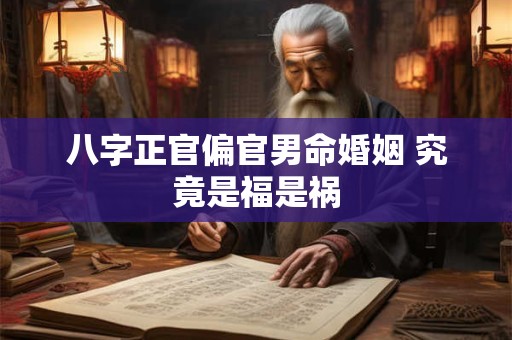 八字正官偏官男命婚姻 究竟是福是祸