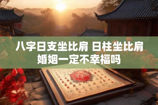 八字日支坐比肩 日柱坐比肩婚姻一定不幸福吗