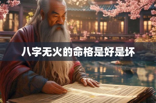 八字无火的命格是好是坏