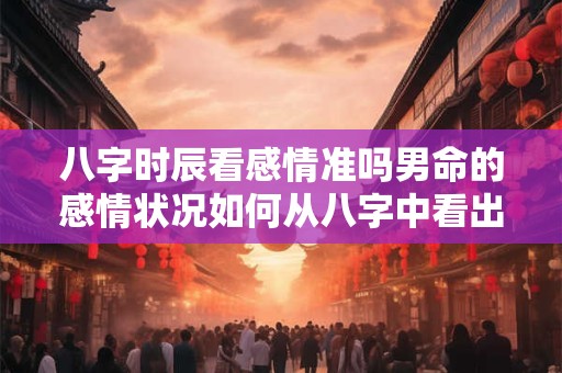 八字时辰看感情准吗男命的感情状况如何从八字中看出