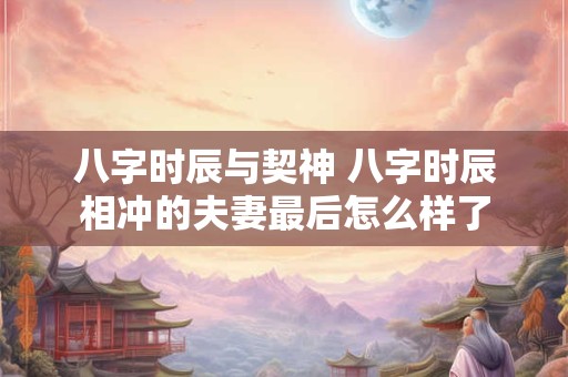 八字时辰与契神 八字时辰相冲的夫妻最后怎么样了