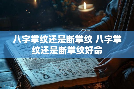 八字掌纹还是断掌纹 八字掌纹还是断掌纹好命