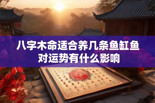 八字木命适合养几条鱼缸鱼 对运势有什么影响