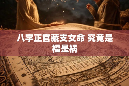 八字正官藏支女命 究竟是福是祸