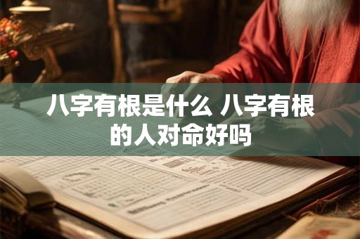 八字有根是什么 八字有根的人对命好吗