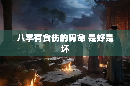 八字有食伤的男命 是好是坏