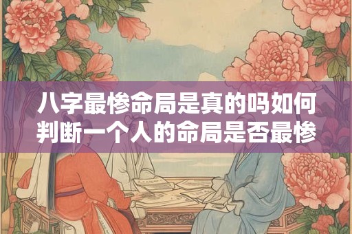 八字最惨命局是真的吗如何判断一个人的命局是否最惨