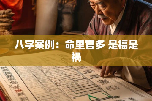 八字案例：命里官多 是福是祸