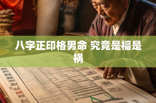 八字正印格男命 究竟是福是祸