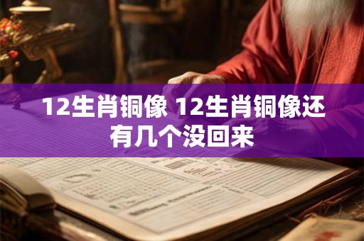 12生肖铜像 12生肖铜像还有几个没回来
