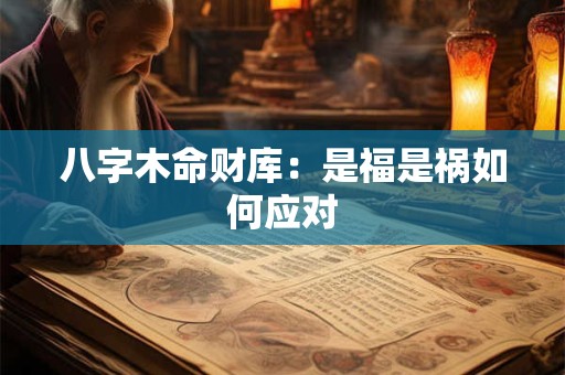 八字木命财库：是福是祸如何应对