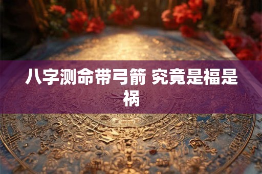 八字测命带弓箭 究竟是福是祸