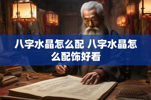 八字水晶怎么配 八字水晶怎么配饰好看