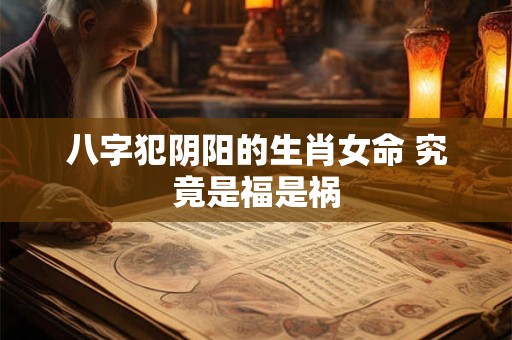 八字犯阴阳的生肖女命 究竟是福是祸