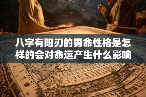 八字有阳刃的男命性格是怎样的会对命运产生什么影响
