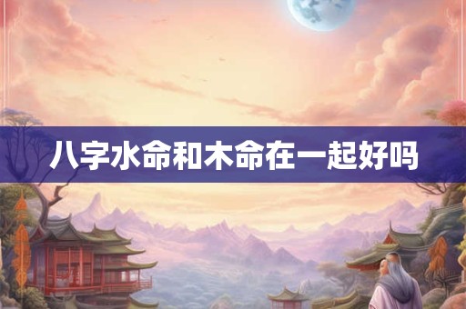 八字水命和木命在一起好吗