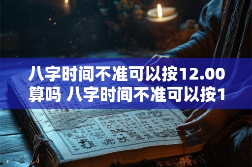 八字时间不准可以按12.00算吗 八字时间不准可以按12.00算吗为什么
