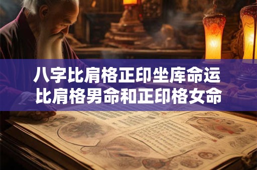 八字比肩格正印坐库命运 比肩格男命和正印格女命