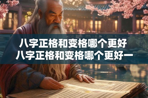 八字正格和变格哪个更好 八字正格和变格哪个更好一些