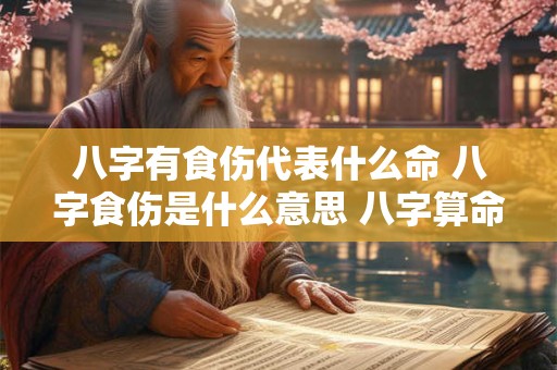 八字有食伤代表什么命 八字食伤是什么意思 八字算命网