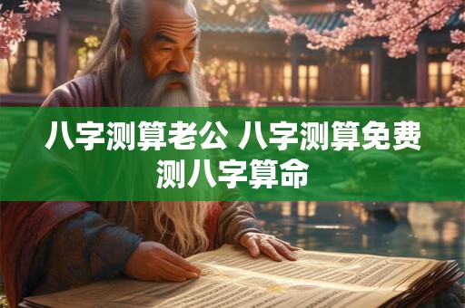 八字测算老公 八字测算免费测八字算命