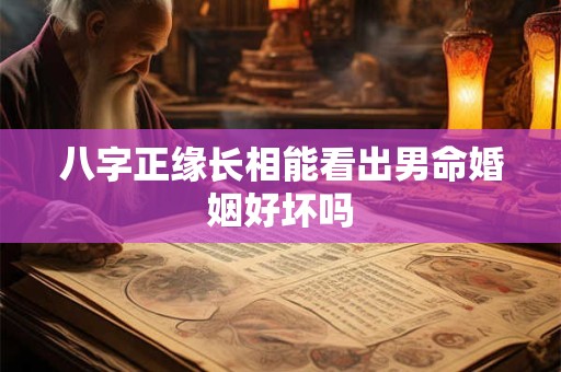 八字正缘长相能看出男命婚姻好坏吗