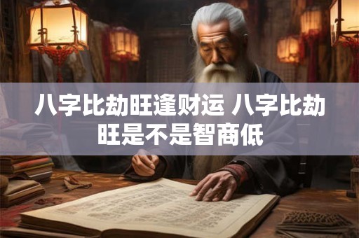 八字比劫旺逢财运 八字比劫旺是不是智商低