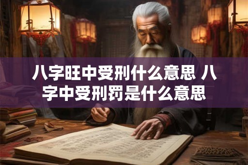 八字旺中受刑什么意思 八字中受刑罚是什么意思