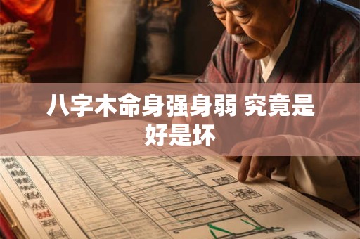 八字木命身强身弱 究竟是好是坏
