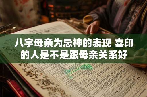 八字母亲为忌神的表现 喜印的人是不是跟母亲关系好