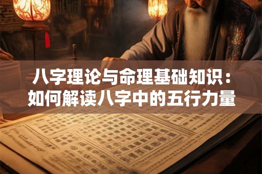 八字理论与命理基础知识：如何解读八字中的五行力量