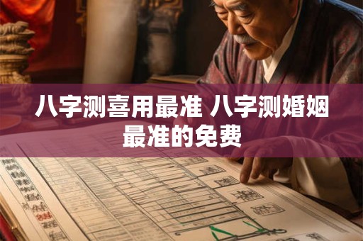 八字测喜用最准 八字测婚姻最准的免费