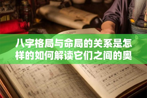 八字格局与命局的关系是怎样的如何解读它们之间的奥秘