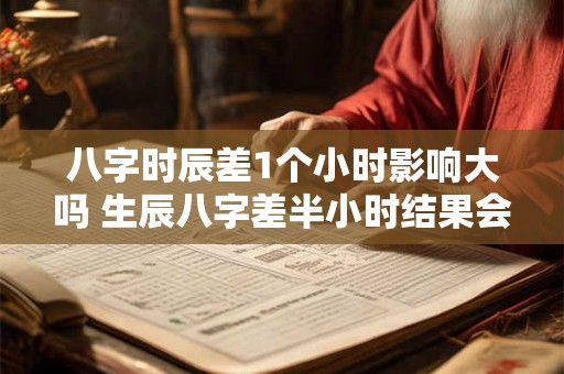 八字时辰差1个小时影响大吗 生辰八字差半小时结果会一样吗