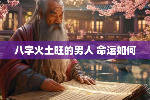 八字火土旺的男人 命运如何
