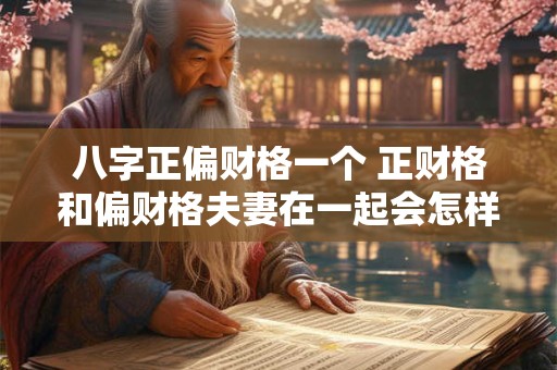 八字正偏财格一个 正财格和偏财格夫妻在一起会怎样