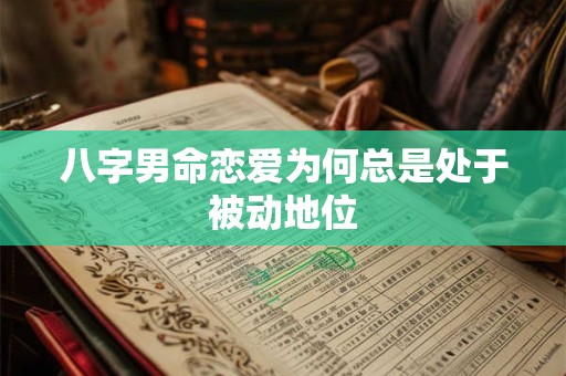 八字男命恋爱为何总是处于被动地位