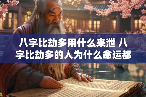 八字比劫多用什么来泄 八字比劫多的人为什么命运都不好