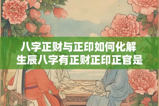 八字正财与正印如何化解 生辰八字有正财正印正官是什么意思