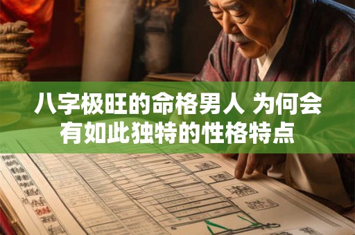 八字极旺的命格男人 为何会有如此独特的性格特点