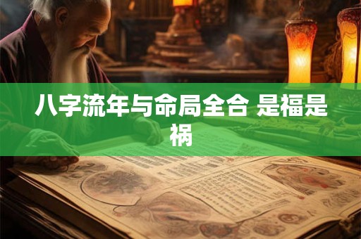 八字流年与命局全合 是福是祸