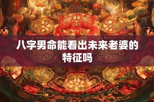 详细阅读:八字男命能看出未来老婆的特征吗 八字男命能看出未来老婆的特征吗