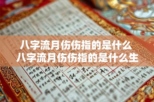 八字流月伤伤指的是什么 八字流月伤伤指的是什么生肖