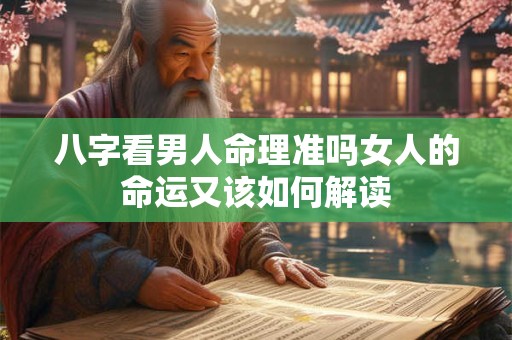 八字看男人命理准吗女人的命运又该如何解读