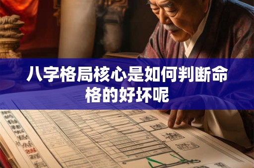 八字格局核心是如何判断命格的好坏呢
