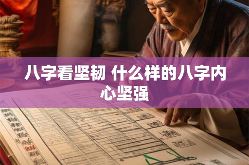 八字看坚韧 什么样的八字内心坚强