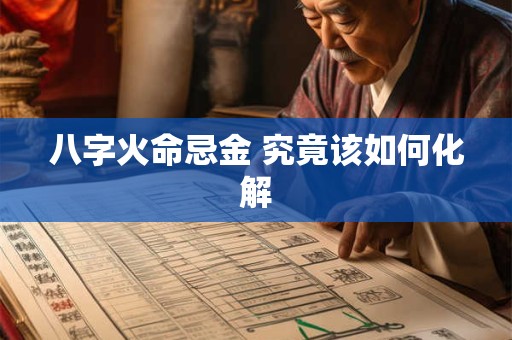 八字火命忌金 究竟该如何化解